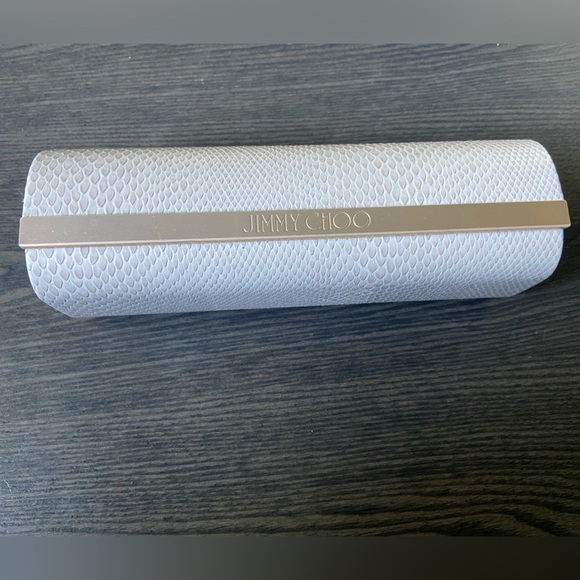 Jimmy Choo Glasses Snakeskin Print Case - Picture 1 of 8